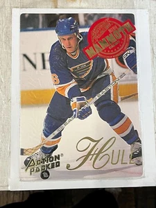 BRETT HULL ACTION PACKED MAMMOTH CARD 1994 MM2 SEALED BLUES - Picture 1 of 2
