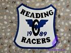 Reading Racers 1989 speedway scroll saw cut wood race jacket FREE P&P