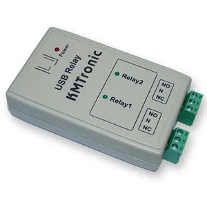 KMTronic USB 2 Kanal Relaiskarte, Seriell Relai relaisplatine, BOX - Picture 1 of 1