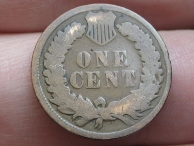 1886 Indian Head Cent Penny, Variety 1, Var 1, T1, Type 1- Good/VG Details - Image 1 of 3