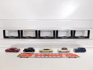 5x Brekina H0 1:87 PKW MB 13050 13356 13408 91340 91345 TOP+OVP #DP166-0,5 - Bild 1 von 5