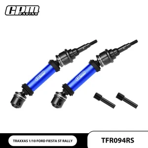 GPM Carbon Steel + 6061 Alloy Front CVD Drive Shaft TRAXXAS 1/10 Ford Fiesta ST - Picture 1 of 10