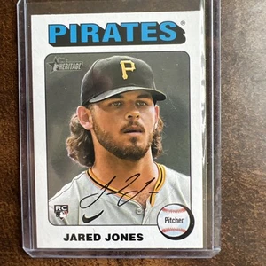 2024 Topps Heritage High # bordo bianco - Jared Jones RC - Foto 1 di 2