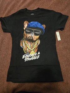 Everyday Is A Struggle Dog Shirt Mens Size Small #gangsta #dog #rap - Picture 1 of 5