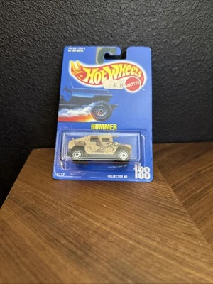 Hot Wheels 1991 Hummer #188 Camo Military Truck — Blue Card • 1:64 • Sealed - Image 1 of 3