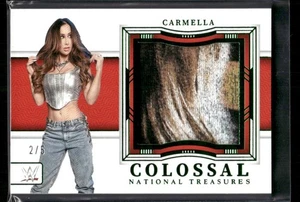 2024 National Treasures WWE Carmella #CL-CML Colossal Materials Emerald /5 - Picture 1 of 2