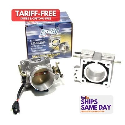 Bbk 1500, Kit Natural Aluminum 70Mm Throttle Body/Egr Plate Kit - Fits 86-93 Mus - Image 1 of 4