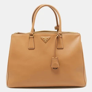 Prada Natural Leather Extra Large Galleria Tote - Picture 1 of 9