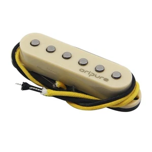 OriPure Cream Flat-Pole Alnico 5 Single-Coil-Steg-Tonabnehmer für ST/SQ-Gitarre - Bild 1 von 12