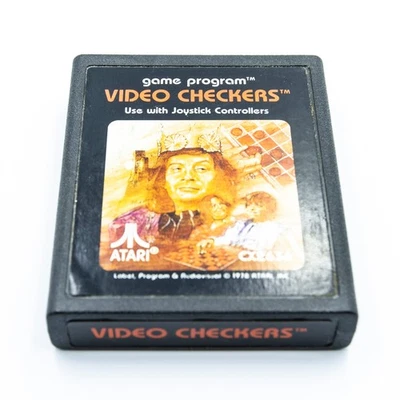 Video Checkers Atari 2600 | Cartridge Only | Tested & Working - Image 1 of 3