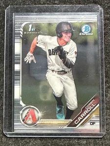 Corbin Carroll - 2019 Bowman Chrome Draft - #BDC-125 - 1st Bowman - Arizona - RC - Bild 1 von 3