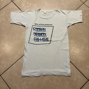 Vintage Carson Newman College Hemd Herren Small weiß 1979 Appalachian Vintage 70er - Bild 1 von 11
