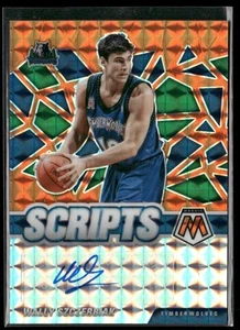 2020-21 Panini Mosaic #SC-WSZ Wally Szczerbiak Scripts Arancione - Foto 1 di 2