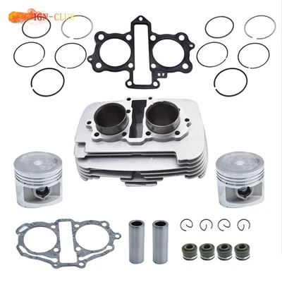 Conjunto de cilindro de motor para Honda Rebel 250 CMX250 junta de pistón de repuesto Foto 1 de 4