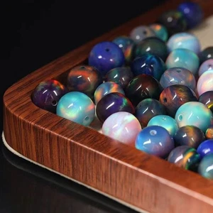 6x7~11x12mm Colorful Barrel Beads Lab Created Opal  For Bracelet Making - Picture 1 of 21