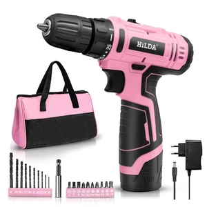 Hilda, Akku-Bohrschrauber, pink, 12V - Bild 1 von 3