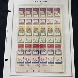 Scott #1805-1810 Letter Writing Sheet of 30 15¢ Stamps (1980) - Picture 1 of 3