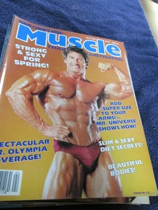Muscle Training Illustrated Magazine April 1984 No. 113 - Frank Zane Cover Shot - Imagen 1 de 8