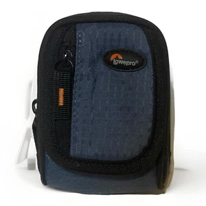Lowepro Compact Soft Camera Case Blue Black Small Pouch Bag for Digital Camera - Picture 1 of 3
