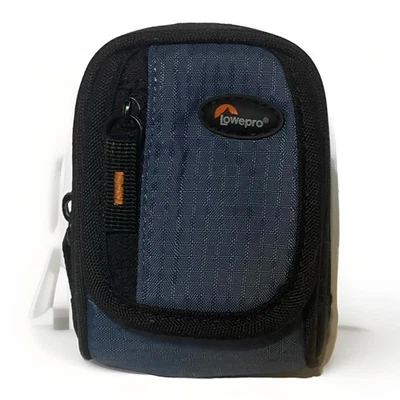 Lowepro Compact Soft Camera Case Blue Black Small Pouch Bag for Digital Camera - Image 1 of 3