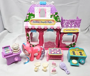 My Little Pony Cotton Candy Cafe Spielset mit Zuckerwatte Pony KOMPLETT! G3 2002 - Bild 1 von 23