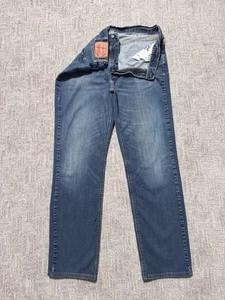 Jeans Levi's 541 Para Hombre Talla 38x32 Azul Lavado Medio 5 Bolsillos Denim Atlético Cónico - Imagen 1 de 9