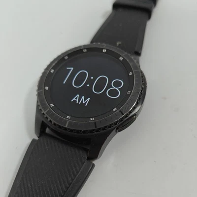 Samsung Gear S3 Frontier Smart Watch SM-R760 46mm Bluetooth WiFi -Black - Image 1 of 4