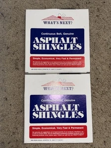 2 große Kartons Posten Endlosband Asphaltschindeln schwarz oder dunkelgrau - Bild 1 von 3