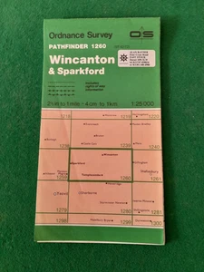 OS  PATH FINDER SHEET 1260  WINCANTON & SPARKFORD  WALKERS  MAP 1:25 000 SCALE - Picture 1 of 1