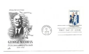 1756 George M. Cohan, Artes Escénicas, ArtCraft FDC - Imagen 1 de 1