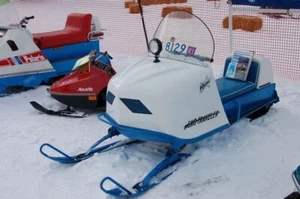 1965 Polaris Sno-Traveler Snowmobile SLED Poster 24 X 18 Inch SWEET! - Picture 1 of 2