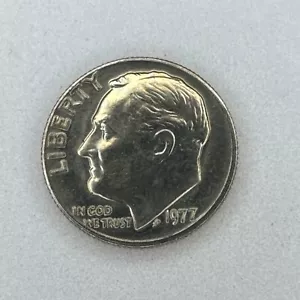 1977 P Roosevelt Dime - From Uncirculated Mint Set US Mint Coin - Bild 1 von 2