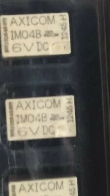 IM04B 6V DC AXICOM/TE MAKE X 100PCs RELÉ DE TELECOMUNICACIONES Foto 1 de 2