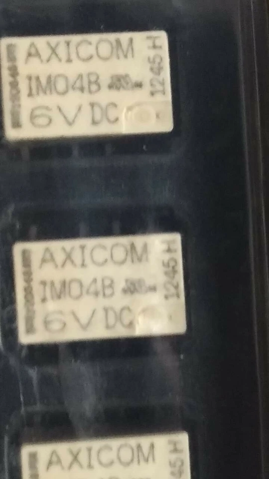 IM04B 6V DC AXICOM/TE MAKE X 100PCs RELÉ DE TELECOMUNICACIONES Foto 1 de 2