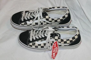 VANS 50th Anniversary Classic Black White Checker Checkerboard Mens Size 9.0 - Picture 1 of 5