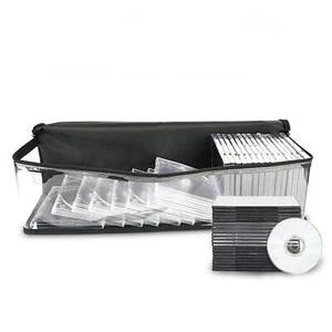 DVD Storage Bag 50 CD Box Easy to Use CD Case for Audio Music Car Games Disc - Afbeelding 1 van 6
