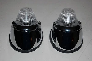 VW KARMANN GHIA FRONT TURN SIGNAL LIGHTS, COMPLETE KIT, HIGH QUALITY, 1959-1964 - Picture 1 of 12