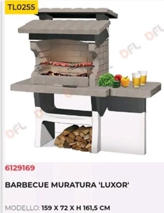 barbecue in muratura luxor sarom calcestruzzo a carbonella e legna - Foto 1 di 1