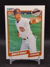 1990 Fleer. ROBERTO ALOMAR. San Diego Padres.
