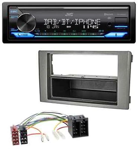 JVC Bluetooth DAB USB MP3 Autoradio für Iveco Daily (06-14) dunkelgrau - Bild 1 von 8