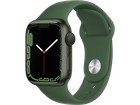 Apple Watch Series 7, GPS, 41 mm, Caja de aluminio Verde, Correa deportiva color