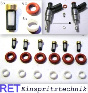 Reparatursatz Dichtsatz Einspritzdüsen FSI TFSI VW Ford Opel z B 0261500029 - Bild 1 von 5