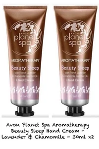 Avon Planet Spa Aromatherapy Beauty Sleep Hand Cream - Lav & Cham - 30ml X2 - Picture 1 of 1