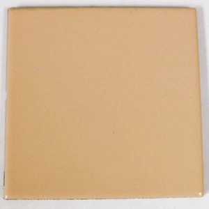 Tile Brown Mocha 3 7/8" x 3 7/8" Tan Brite Mosaic Ceramic Wall C#540 1 Pc - Picture 1 of 1
