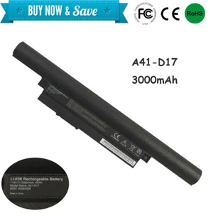 A41-D17 BATTERIA per Medion Akoya E7421 E7421 E7423 E7424 E7425 P7637 OEM - Foto 1 di 12