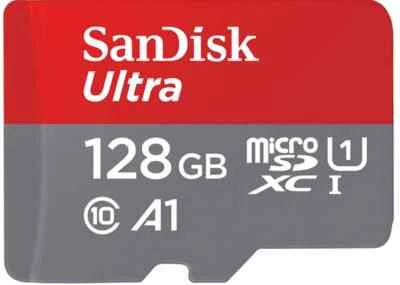 SanDisk 128GB Ultra Class 10 100MB/s Micro SD SDHC SDXC Memory Card U1 - Image 1 of 4