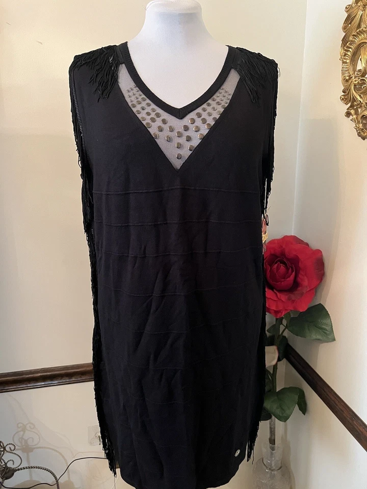 NUEVO CON ETIQUETAS Apple Bottoms Body con VESTIDO JUNIORS TALLA GRANDE 3X NEGRO AZABACHE Foto 1 de 4