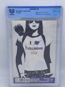 Hawkeye #9 2nd Print 9.8 HTF RARE Kate Bishop Key MCU David Aja Cover Variant - Picture 1 of 11