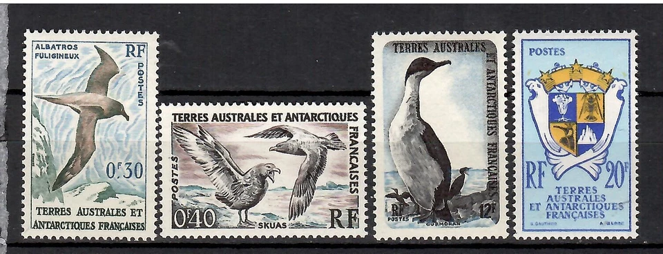 TAAF 1959 "Birds" full set cv50e mnh og - Image 1 of 1