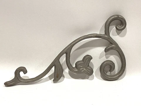 French Farmhouse Window Corners Door Corbels Shelf Brackets Cast Iron Metal (2) Cover